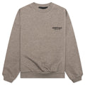 Kid's Fleece Crewneck - Heather Gray
