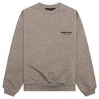 Kid's Fleece Crewneck - Heather Gray