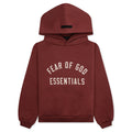 Kid's Fleece Hoodie - Crimson
