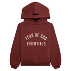 Kid's Fleece Hoodie - Crimson