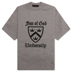 Kid's Heavy Crewneck Tee - Heather Gray