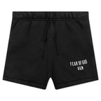 Kid's Heavy Fleece Soccer Short - Black