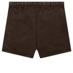 Kid's Heavy Fleece Soccer Short - Brown