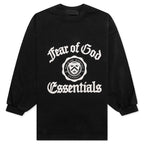 Kid's Heavy Long Sleeve Tee - Black