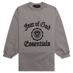 Kid's Heavy Long Sleeve Tee - Heather Gray