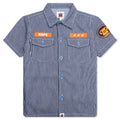 Kid's Hickory Baby Milo Patch S/S Shirt - Navy