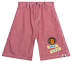 Kid's Hickory Milo Patch Painter Shorts - Red