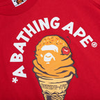 Kid's Ice Cream Tee - Red
