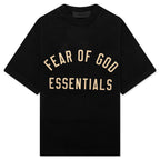 Kid's Jersey Crewneck Tee - Black