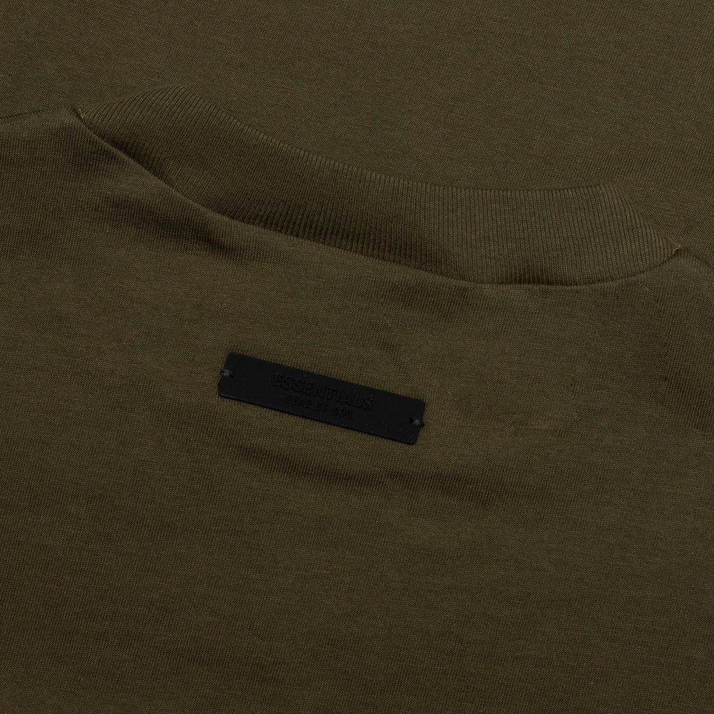 Kid's Jersey Crewneck Tee - Olive