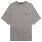 Kid's Jersey Crewneck Tee- Heather Gray