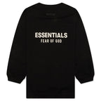 Kid's Jersey Long Sleeve Tee - Black