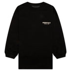 Kid's Jersey Long Sleeve Tee - Black