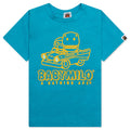 Kid's Milo Dinosaurs Reflector Print Tee - Sax