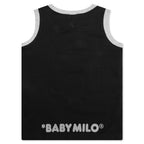 Kid's Milo Face Tank Top - Black