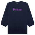 Kids Academy L/S T-Shirt - Navy Blazer