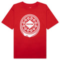 Kids Double Dip S/S Tee - Fiery Red