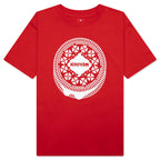 Kids Double Dip S/S Tee - Fiery Red