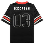 Kids Oversized Game Jersey S/S Knit - Black