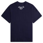 Knit Box Tee - Navy