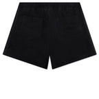 Knitted Panel Shorts - Black
