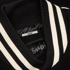 King Letterman Jacket - Black