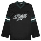 L/S Detroit Mesh T-Shirt - Black/Conifer/Wax