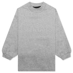 Kids L/S Shirt - Dark Heather Oatmeal