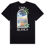 LA Night Printed T-Shirt - Black