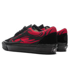 Premium Old Skool Y2K Flame - Black/Red