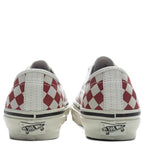 Premium LX Authentic 44 Diamond -  Checkerboard Red/Marshmallow White