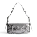 (WMNS) Balenciaga Le Cagole Xs Sling Bag Metallized 'Silver' 7716700GT3Y8103