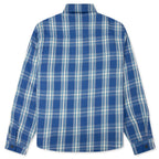 Lau Plaid Shirt Jacket - Blue