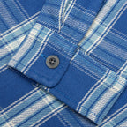 Lau Plaid Shirt Jacket - Blue