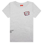 Kids Lava Flag S/S Tee - Heather Grey