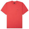 Lazy S/S Tee - Washed Red
