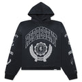 Legacy Crest Hoodie - Stained Black