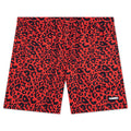 Leopard Active Shorts - Red