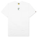 Liquid Camo Small Ape Face Tee - White
