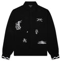 Live Life With Ease Button Up - Black
