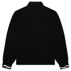 Live Life With Ease Button Up - Black