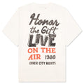 Live On The Air T-Shirt - Bone