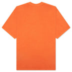 Mad College Garment Dyed Relaxed Fit Tee - Orange