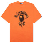 Mad College Garment Dyed Relaxed Fit Tee - Orange