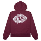 Mantra Zip Hoodie - Burgundy