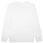 Marbling Camo Ape Head Relaxed Fit L/S Tee - White