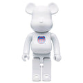 1st Model White Chrome 1000% BE@RBRICK