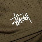 Mesh Basic Shorts - Olive