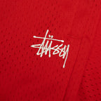Mesh Track Pant - Red
