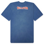Metal Logo Tee - Blue